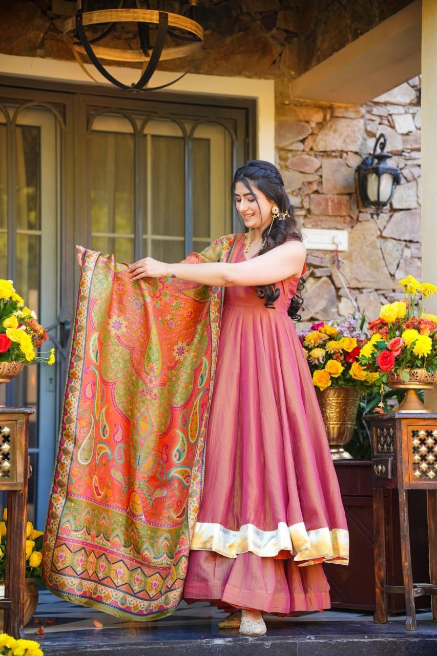 Festive Wear Mehendi Green Kurti Sharara Set with Designer Dupatta